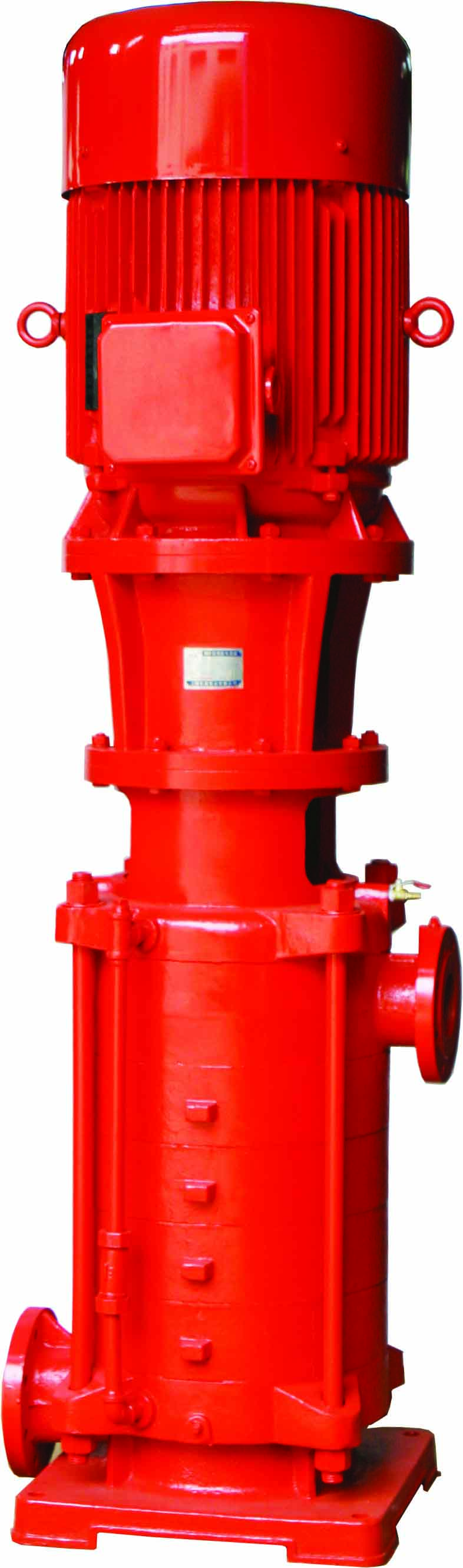Pompe à incendie centrifuge multicellulaire à aspiration unique verticale XBD-DL dans les systèmes de lutte contre l'incendie